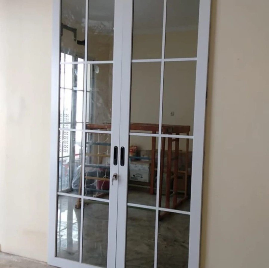 pintu aluminium ornamen sliding