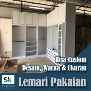 lemari pakaian custom