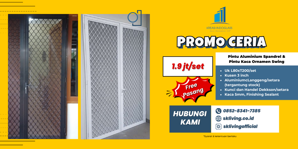 promo pintu aluminium expanda