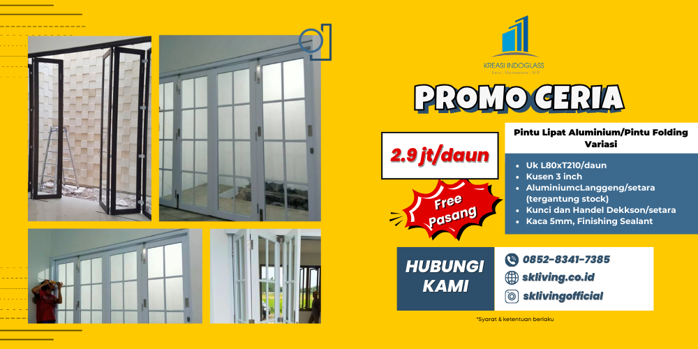 promo pintu lipat aluminium