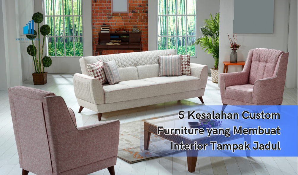 5 Kesalahan Custom Furniture yang Membuat Interior Tampak Jadul