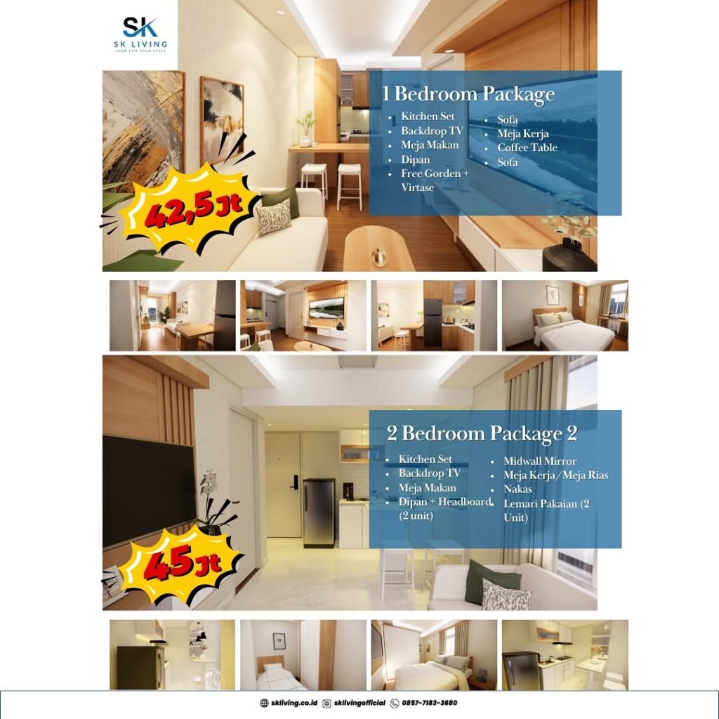 paket furniture apartemen mulai dari 9 JUTAAN